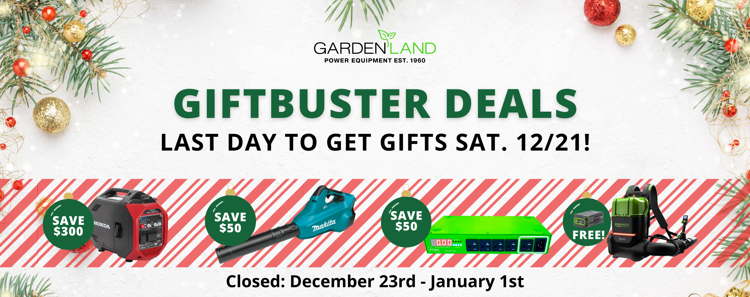 holiday-giftbuster-deals-gardenland-closed